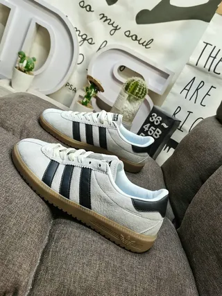Adidas Gray Red Suede Upper Three-Stripe Side Panel Lifestyle Sneakers 17