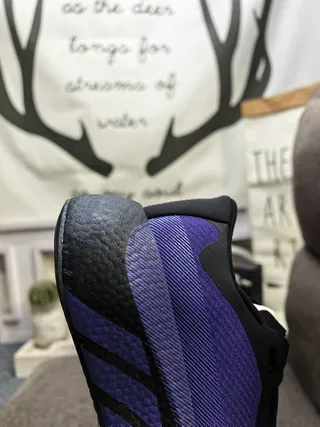 Adidas Hyperboost Purple and Black Running Shoes 3