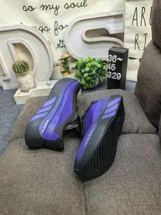 Adidas Hyperboost Purple and Black Running Shoes 6