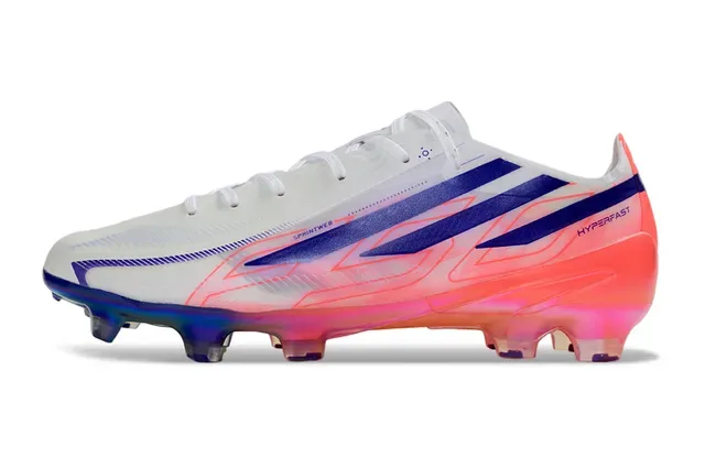 Adidas Hyperfast متعدد الألوان شفاف منخفض القطع أسفل رباط الكعب قزحي الألوان شفاف Firm-Ground كرة القدم أحذية 7
