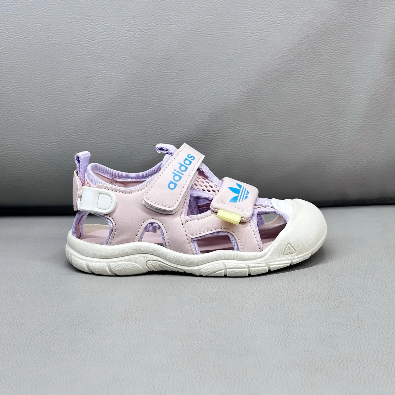 Adidas Enfants Sandales Casual Rose Multi-Strap Velcro 4