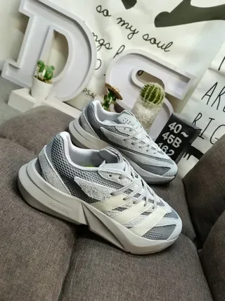 Adidas Lightstrike Platform Sneaker Gray Cream Lifestyle Sneakers 9