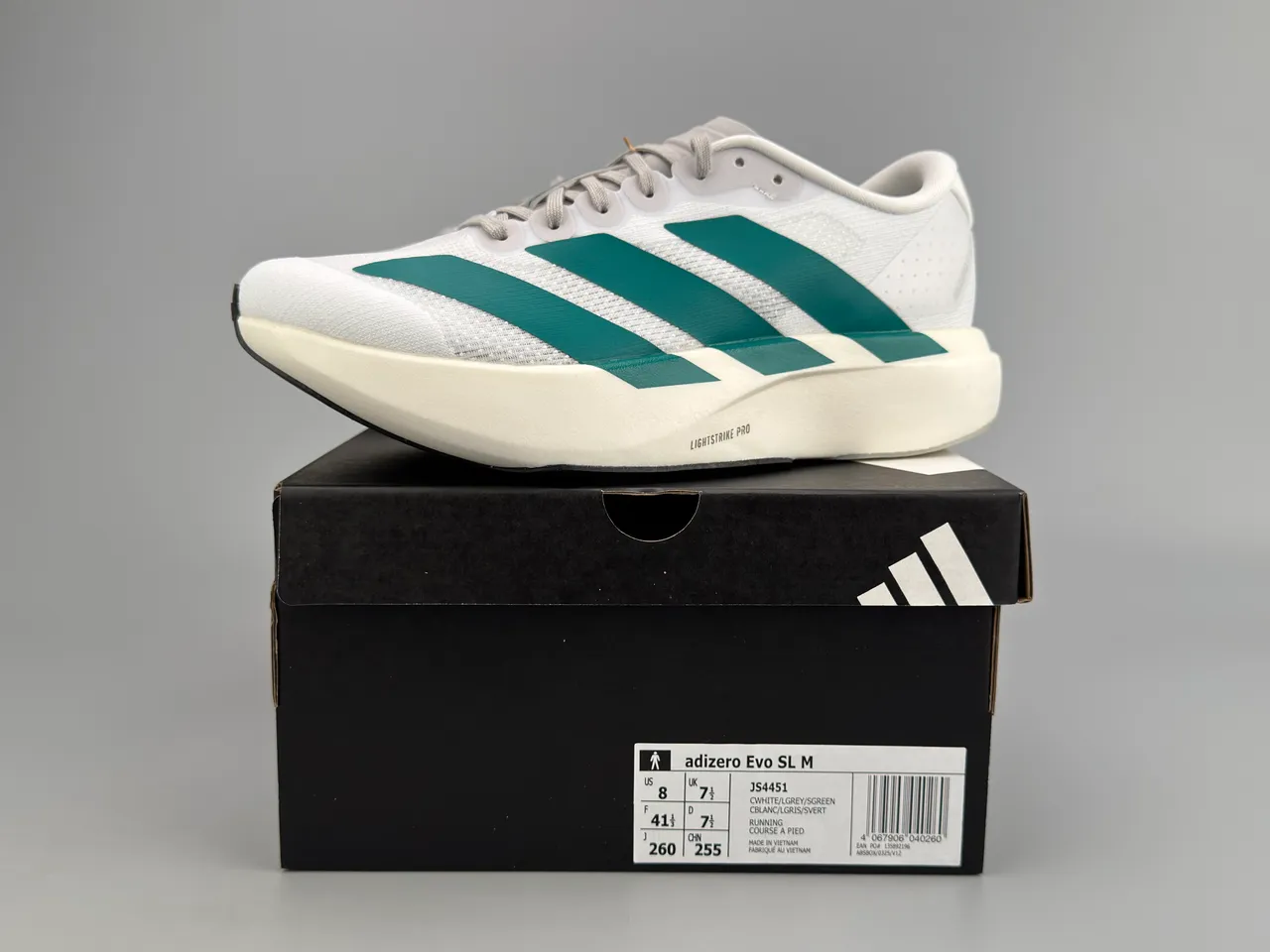Adidas Lightstrike Pro White Teal Running Shoes 4