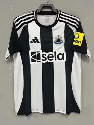 Adidas Newcastle United Maillot de Football Rayé Noir et Blanc 2