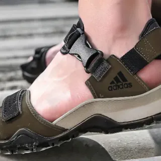 Adidas Sandales Casual Vert Olive et Noir