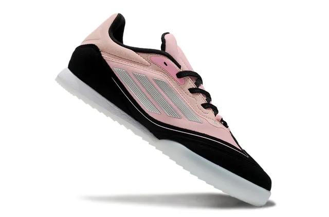 Adidas Chaussures Futsal Rose Noir Low-Top Indoor 2