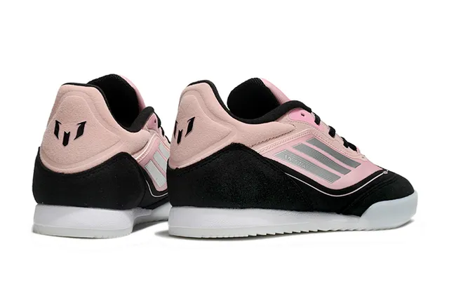 Adidas Chaussures Futsal Rose Noir Low-Top Indoor 5