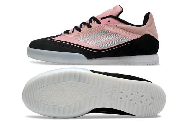 Adidas Chaussures Futsal Rose Noir Low-Top Indoor 6
