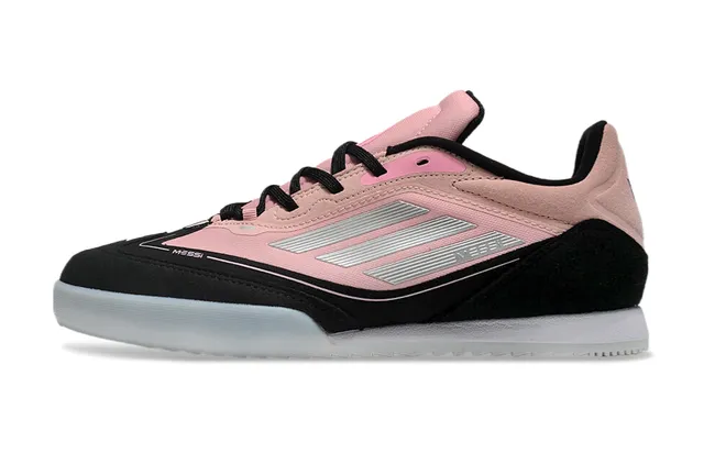 Adidas Chaussures Futsal Rose Noir Low-Top Indoor 7