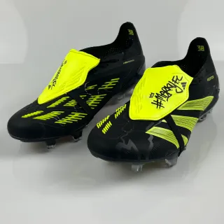 Adidas Predator Hybridtouch 2.0 Black Neon Yellow Firm-Ground Soccer Shoes