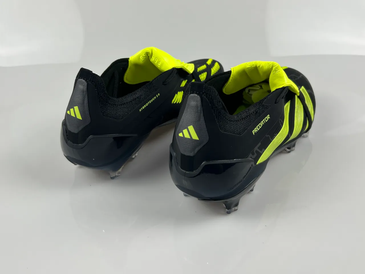 Adidas Predator Hybridtouch 2.0 Black Neon Yellow Firm-Ground Soccer Shoes 3