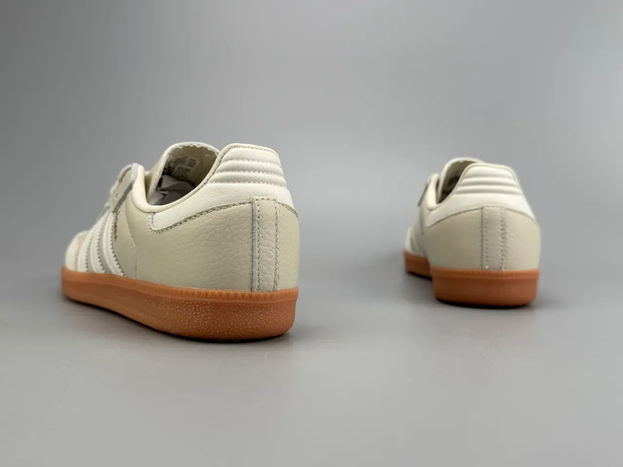 Adidas Samba Beige and Gum sneakers lifestyle 5