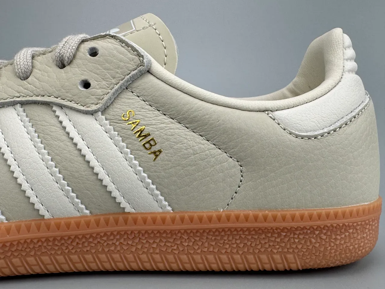 Adidas Samba Beige and Gum sneakers lifestyle 6