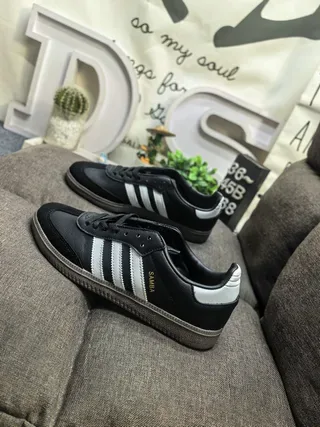Adidas Samba Black and White Lifestyle Sneakers 7