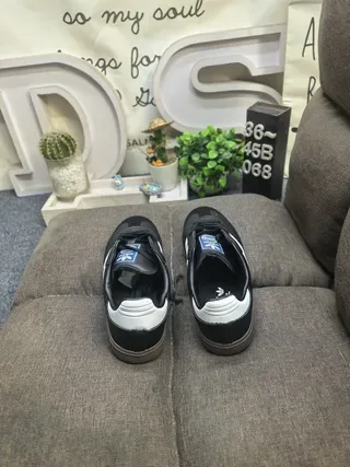 Adidas Samba Black and White Lifestyle Sneakers 8
