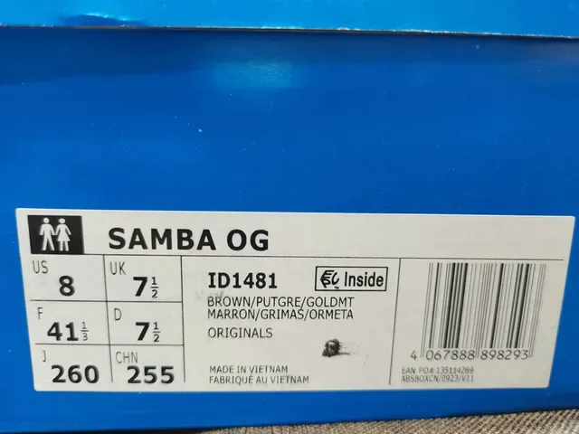 Adidas Samba Marron Blanc Gris sneakers lifestyle 2