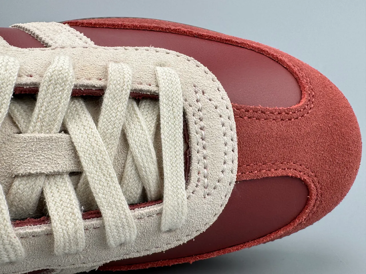 Adidas Samba Burgundy and Beige Lifestyle Sneakers 2