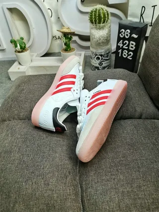Adidas Samba Hello Kitty White Red Pink Lifestyle Sneakers 6