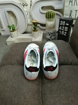 Adidas Samba Hello Kitty White Red Pink Lifestyle Sneakers 8