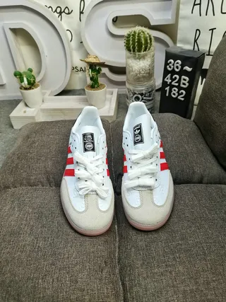 Adidas Samba Hello Kitty White Red Pink Lifestyle Sneakers 10
