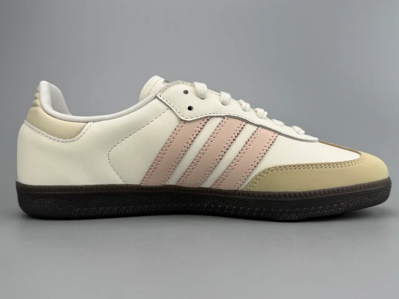 Adidas Samba Off-White and Pink Leather Lifestyle Sneakers 2