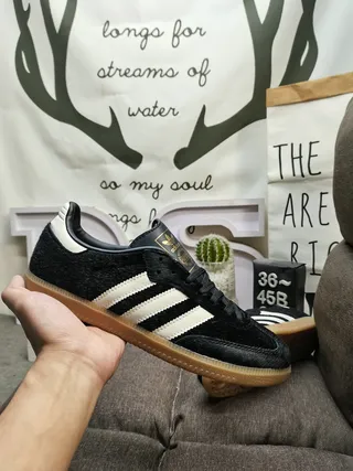 Adidas Samba OG Black and White Lifestyle Sneakers 5
