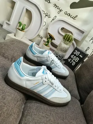 Adidas Samba OG Black White Gum Lifestyle Sneakers 9