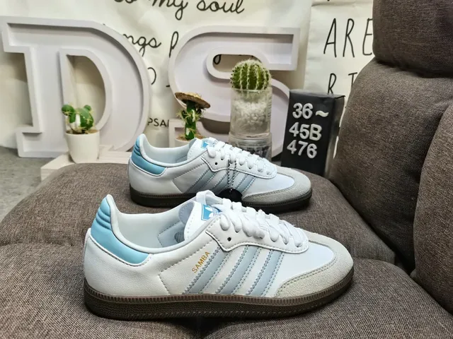 Adidas Samba OG Black White Gum Lifestyle Sneakers 11