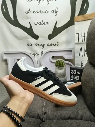 Adidas Samba OG Black White Gum Lifestyle Sneakers 15