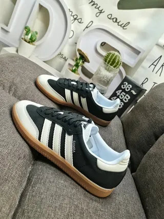 Adidas Samba OG Black White Gum Lifestyle Sneakers 17