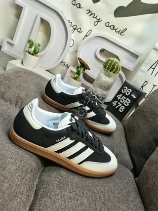 Adidas Samba OG Black White Gum Lifestyle Sneakers 19
