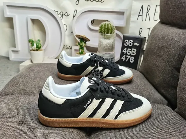 Adidas Samba OG Black White Gum Lifestyle Sneakers 21