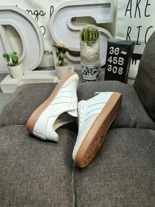 Adidas Samba OG Off-White Gum Lifestyle Sneakers 6
