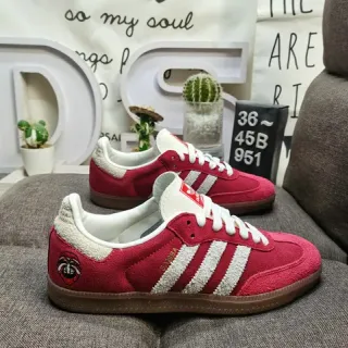 Adidas Samba OG Red and White Lifestyle Sneakers