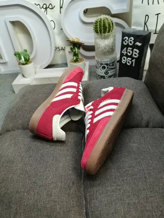 Adidas Samba OG Red and White Lifestyle Sneakers 6