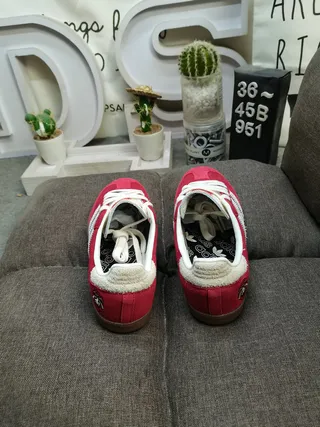 Adidas Samba OG Red and White Lifestyle Sneakers 8