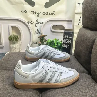 Adidas Samba OG सफेद ग्रे गम लाइफस्टाइल स्नीकर