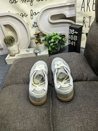 Adidas Samba OG White Gray Gum Lifestyle Sneakers 8