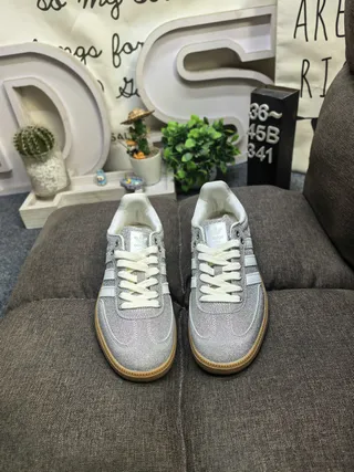 Adidas Samba OG White Gray Gum Lifestyle Sneakers 10