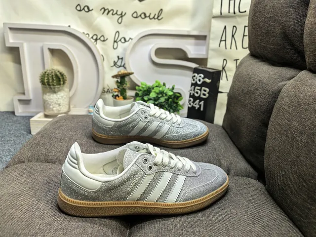 Adidas Samba OG White Gray Gum Lifestyle Sneakers 11