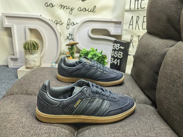 Adidas Samba OG White Gray Gum Lifestyle Sneakers 21