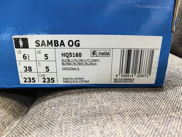 Adidas Samba OG White Gray Gum Lifestyle Sneakers 22