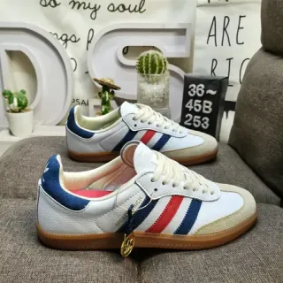 Adidas Samba OG सफेद नेवी लाल लाइफस्टाइल स्नीकर्स