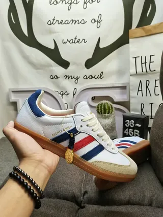Adidas Samba OG White Navy Red Lifestyle Sneakers 6