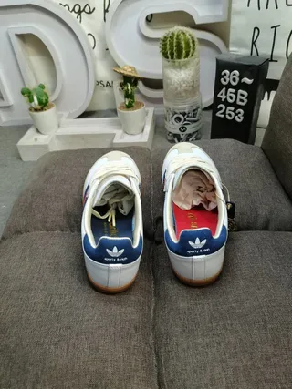 Adidas Samba OG White Navy Red Lifestyle Sneakers 8
