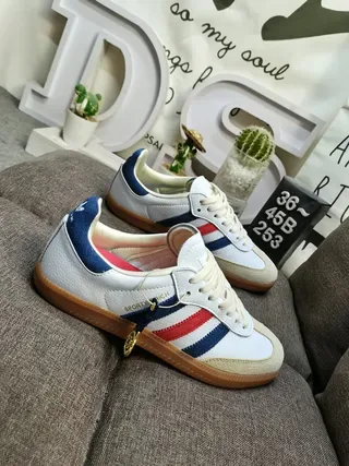 Adidas Samba OG White Navy Red Lifestyle Sneakers 9