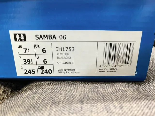Adidas Samba OG White Red Gum Lifestyle Sneakers 2