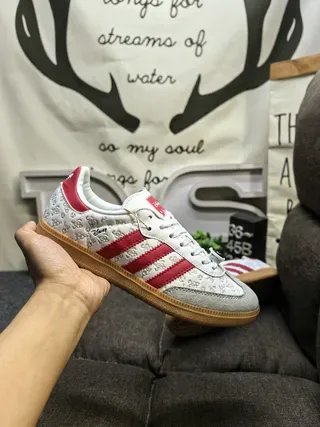 Adidas Samba OG White Red Gum Lifestyle Sneakers 5
