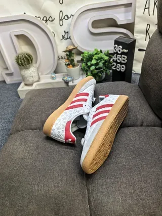 Adidas Samba OG White Red Gum Lifestyle Sneakers 6