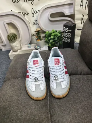 Adidas Samba OG White Red Gum Lifestyle Sneakers 10